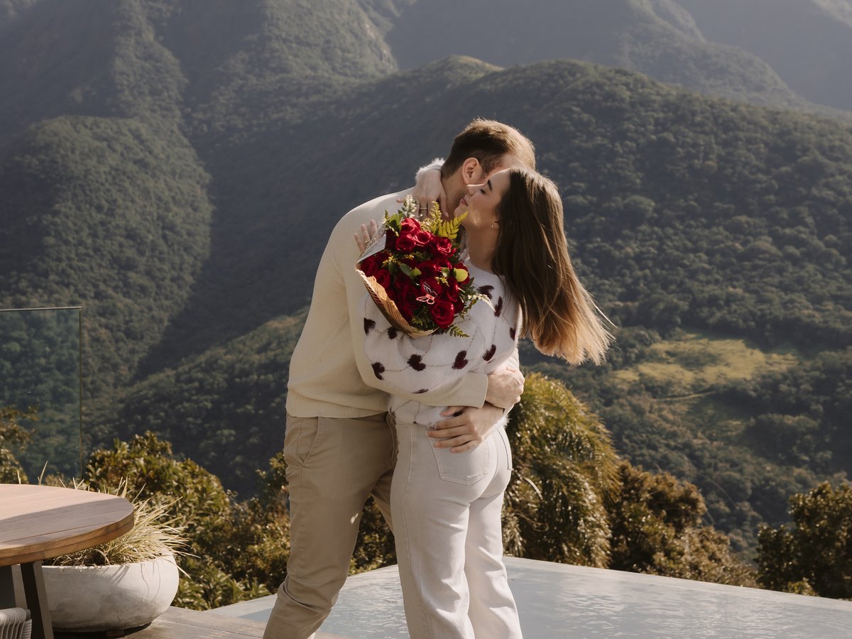 Cobertura fotográfica de pedido de casamento
